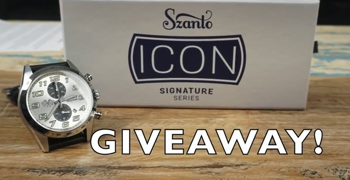 Szanto ICON Danny Sullivan Watch GIVEAWAY!!!