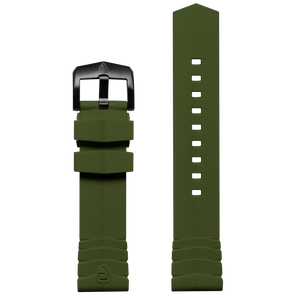 ProTek 22mm Rubber Strap - OD Green
