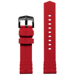 ProTek 22mm Rubber Strap - Bright Red
