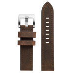 Szanto 22mm 2700 Series Brown Leather Strap/Stainless Steel Buckle