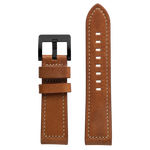 Szanto 24mm 6100 Series Tan Leather Strap/Black Buckle