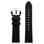 Szanto 22mm 6200 & 6300 Black Leather Strap/Stainless Buckle