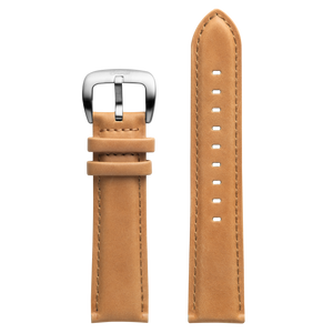 Szanto 22mm 1120 Series Tan Leather Strap/Stainless Steel Buckle